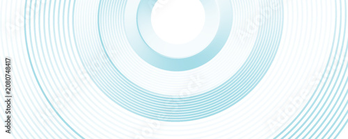 Abstract white glowing geometric lines on gray background. Modern shiny blue circle lines pattern. Futuristic technology concept. Suit for cover, poster, banner, brochure, header, website. pattern