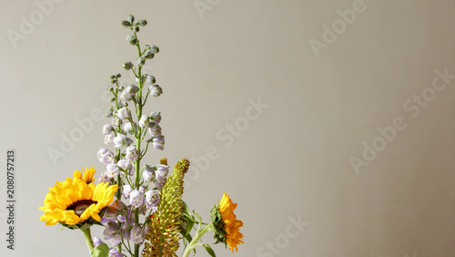 yellow flowers background