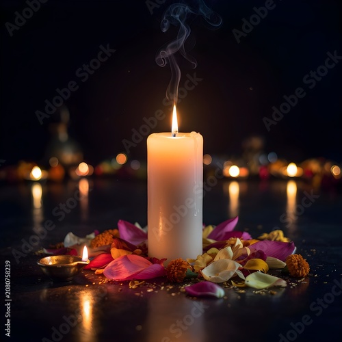Golden Lotus Illumination