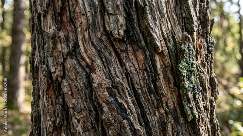 Weathered Tree Bark Close Up - High Resolution Background