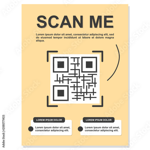 Scan Me poster design