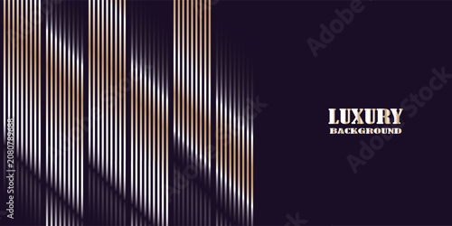 Vászonkép Abstract background with a dark blue polygonal pattern