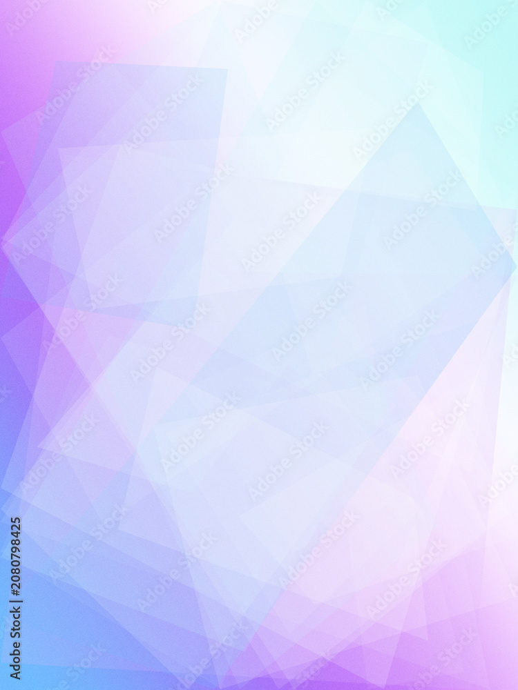 Obraz premium Pastel blue and purple abstract polygon background with soft light effects, ideal for modern website headers, presentations, and creative design layouts with copy space.