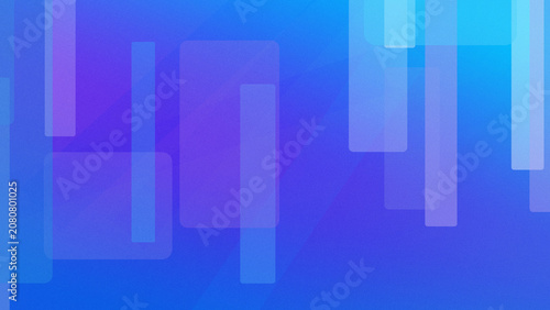 Abstract blue and purple geometric bars and blocks create a modern tech backdrop with soft gradients and calm futuristic mood, ideal for headlines.