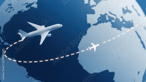 Global Aviation and International Flight Routes