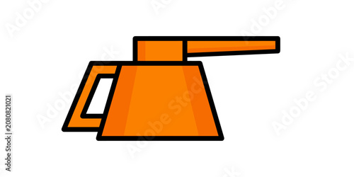 Green oil jerrycan for fuel storage and transport