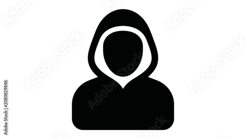 Tableau sur toile Anonymous Figure Icon