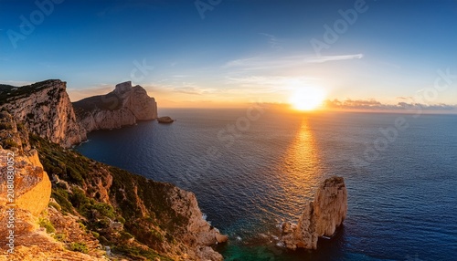 Sunrise At Capo San Marco In Sardinia Italy