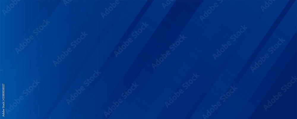 Фотография Abstract blue background with glowing geometric lines