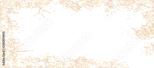 Abstract Grunge Paint Frame with Distressed Ink Splash Texture for Background and Design.