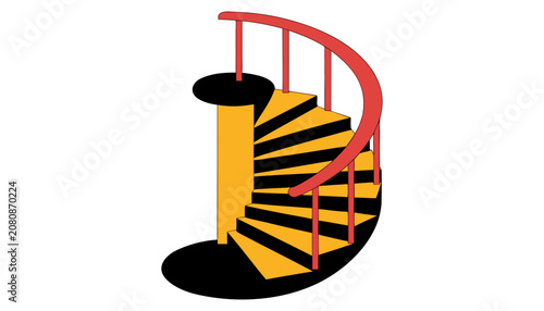 vector illustration of stairs 