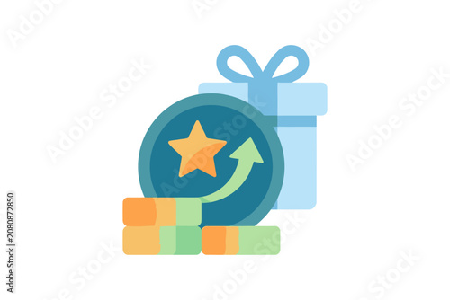 Loyalty Reward Gift Icon