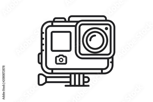 Action Camera Outline Icon