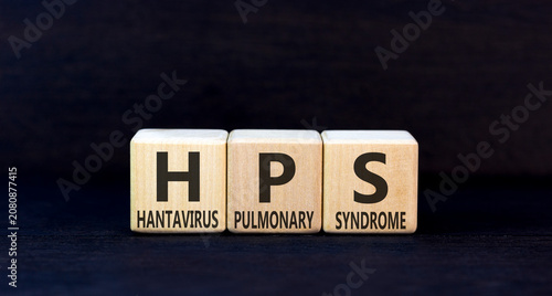 Quadro su tela HPS hantavirus pulmonary syndrome symbol