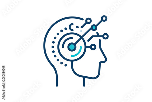 Artificial Intelligence Neural Network Icon
