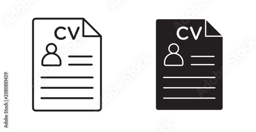 CV icon