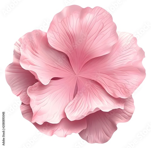 pink rose isolated on white