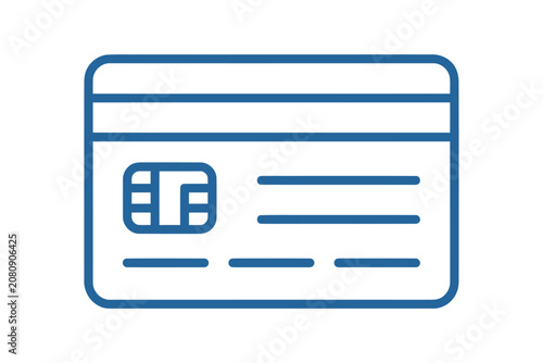 Credit Card Outline Icon