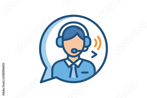 Customer Support Representative Icon
