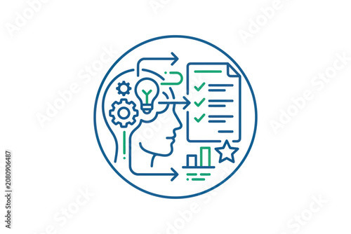 Productivity and Innovation Strategy Icon