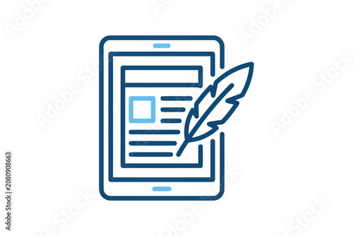 Photos Digital Writing Tablet Icon