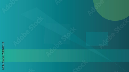 Canvastavla Dark teal and green gradient background, with overlapping rectangular, shapes an