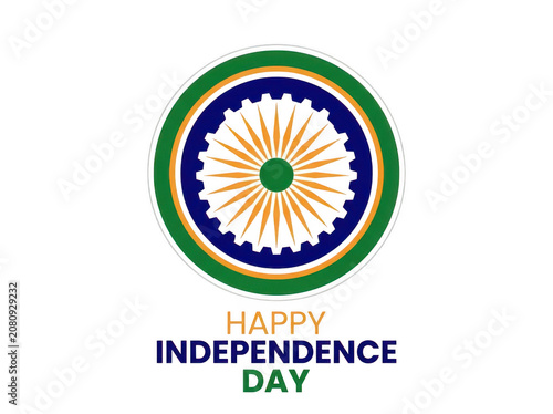 Circular Indian Emblem Design Featuring Ashoka Chakra Symbol on Isolated Transparent Background