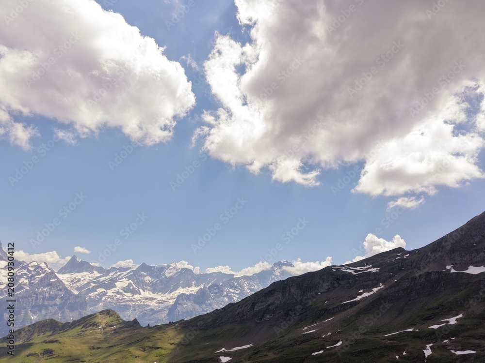 Obraz premium mountain landscape with lake and mountains