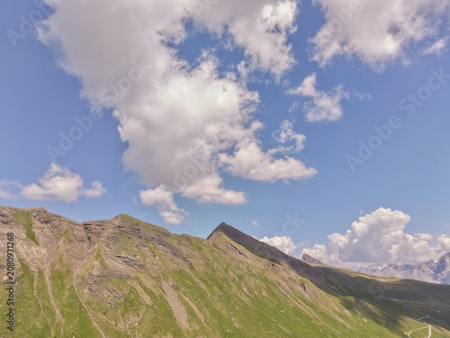 mountain landscape in the alps, mountain landscape with lake and mountains
