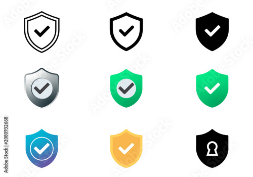 Security icon set 