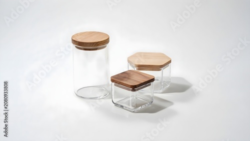 Modern Transparent Organizer Containers for Home and Office Supplies