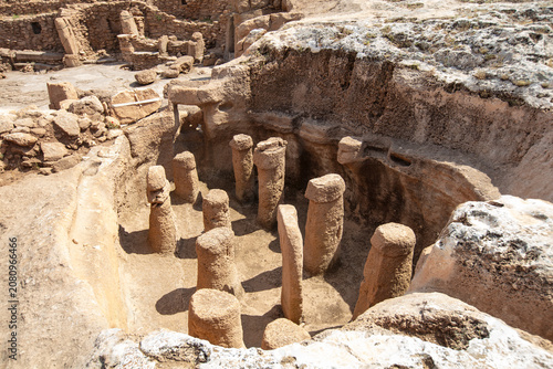Ancient Stone Pillars at Karahantepe Archaeological Site in Sanliurfa, Turkiye – Neolithic Heritage and One of the World's Earliest Monumental Settlements
