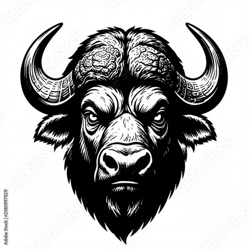 Powerful bull charging forward with horns and muscular body, symbolizing strength, determination, and aggressive market trends in a dynamic, high-energy depiction