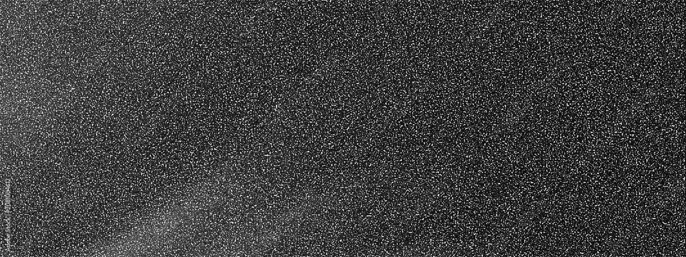 Fototapeta premium Gray and white noise static textured background pattern abstract speckled design element transparent background
