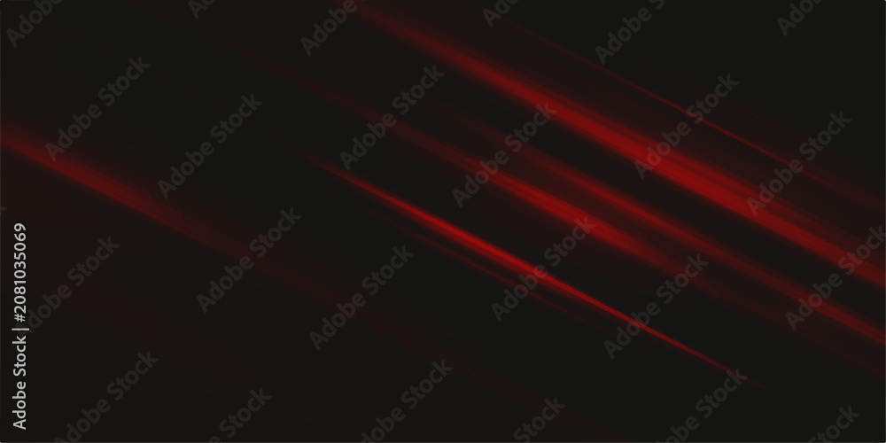 Obraz premium Abstract streaks of deep red light flow diagonally across a dark, moody background, creating a sense of dynamic motion and mystery.