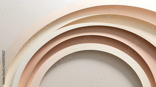 a wavy form pattern of paper 