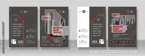 Photos Brochure cover creative design