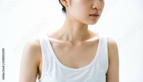 Minimalist Portrait in White