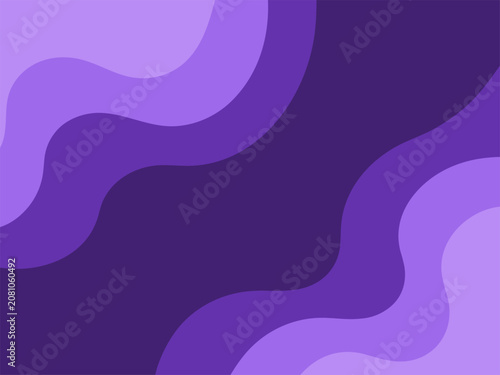Vibrant purple wavy lines abstract background design element graphic