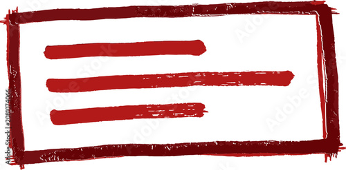 Payslip document icon for salary management and financial accounting records