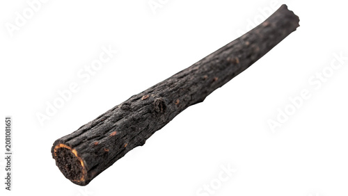 Принти на полотні Traditional primitive wooden warrior club weapon stick isolated on a transparent