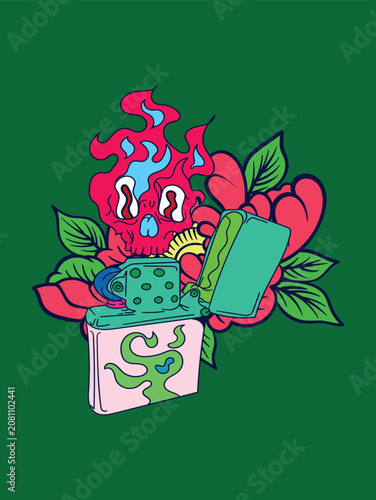 cute character illustration with japanese style for kaijune event