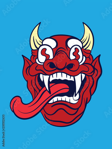 cute character illustration with japanese style for kaijune event