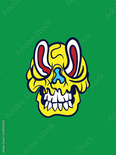 cute character illustration with japanese style for kaijune event
