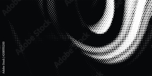 Panorama view gradient multicolor wave curve lines banner background design. Vector illustration.