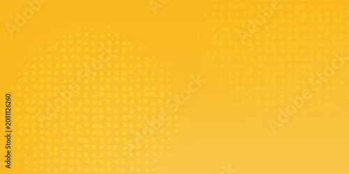 Fotografie Dots halftone yellow and dark blue color pattern gradient grunge texture background