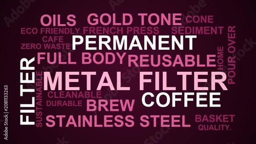 Metal Filter Word Cloud