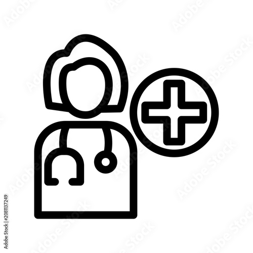 Doctor icon design template