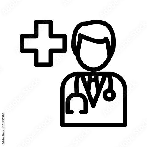Doctor icon design template
