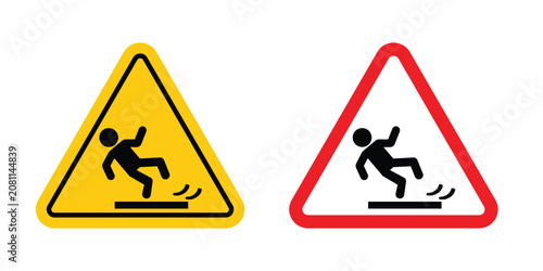 Foto Slippery ice sign